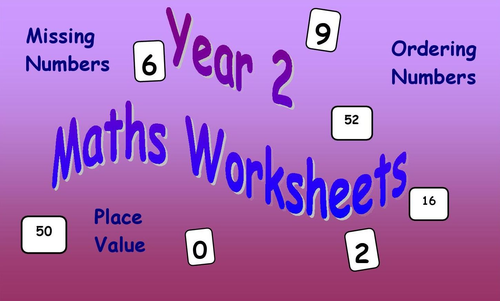 maths worksheets year 2 teaching resources