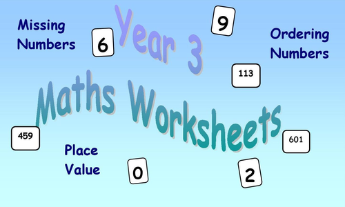 maths worksheets year 3 teaching resources