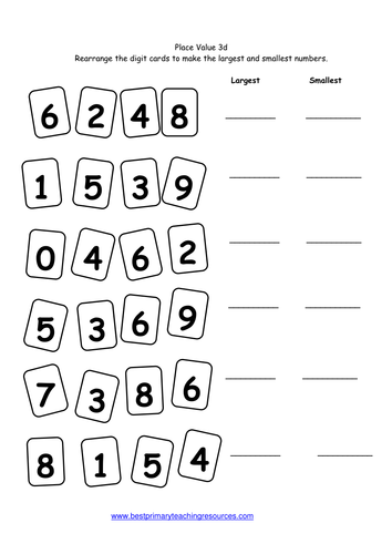 Place Value Worksheets place value worksheets year 3 : Maths Worksheets Year 3 by bestprimaryteachingresources - Teaching ...