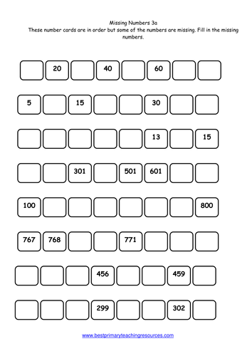 Maths Worksheets Year 3 | Teaching Resources