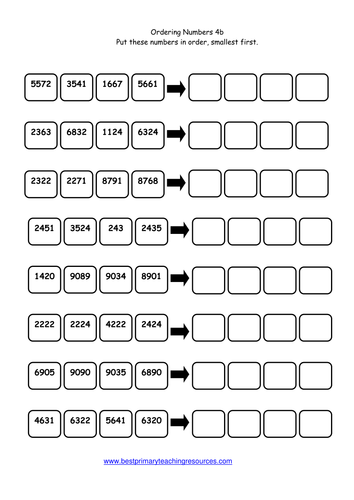 Maths Worksheets Year 4 by bestprimaryteachingresources - Teaching