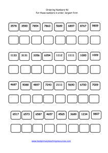 Maths Worksheets Year 4 by bestprimaryteachingresources - UK Teaching ...