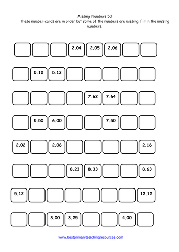 year 5 maths homework sheets