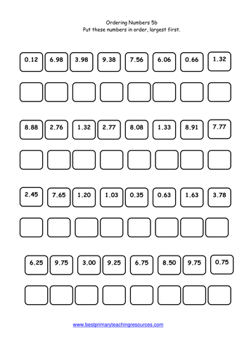 Maths Worksheets Year 5 | Teaching Resources