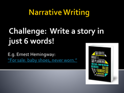 iGCSE English Paper 3 Narrative Writing | Teaching Resources