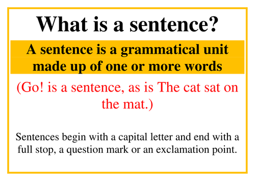 KS 2 Types of Sentences Posters | Teaching Resources