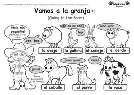 Ks1 Spanish Level 1 Farm And Zoo Animals Teaching Resources