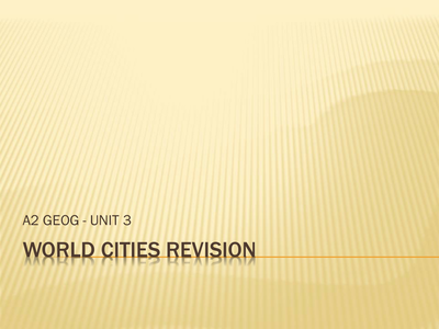 Geography World Cities Revision Powerpoint by harishkohli - UK Teaching ...