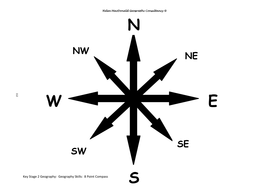 compass point eight skills unit work geography stage key tes map resources