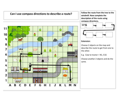 Coordinates and Direction Year 3/4 by hazelybell - Teaching Resources - Tes