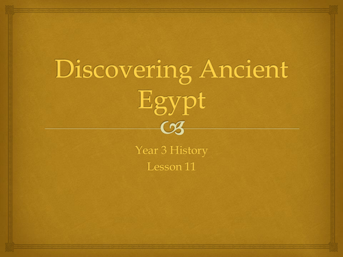 Y3 History And Geography Ancient Egypt Teaching Resources