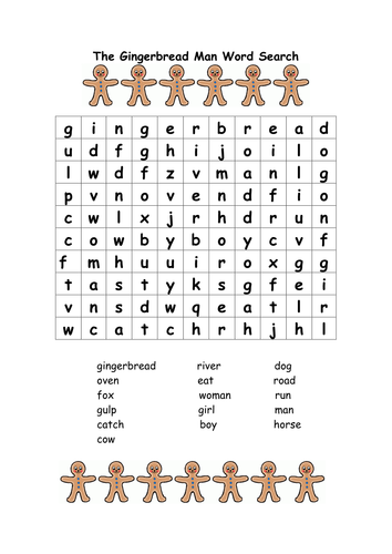 The Gingerbread Man Resource Pack by bestprimaryteachingresources