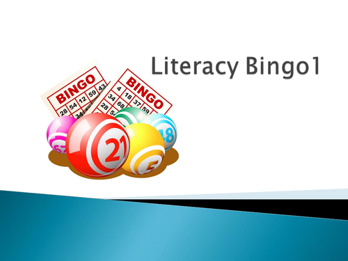 Literacy Bingo 1