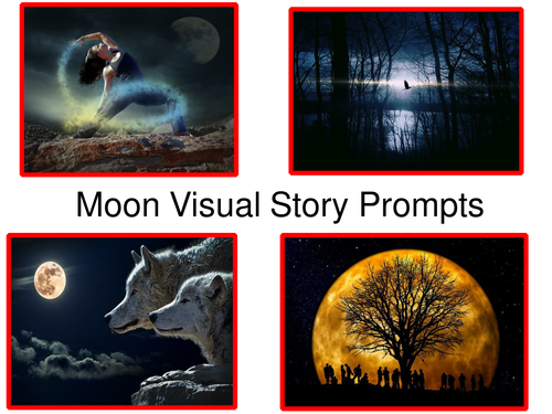 Moon Visual Story Prompts