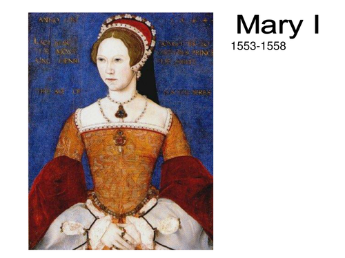 Mary Tudor Unit PowerPoint