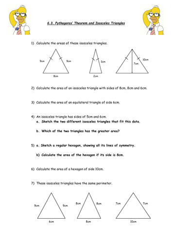 Pythagoras in 2D Resources | Tes