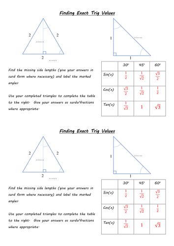 Finding-Exact-Trig-Values-answers.docx