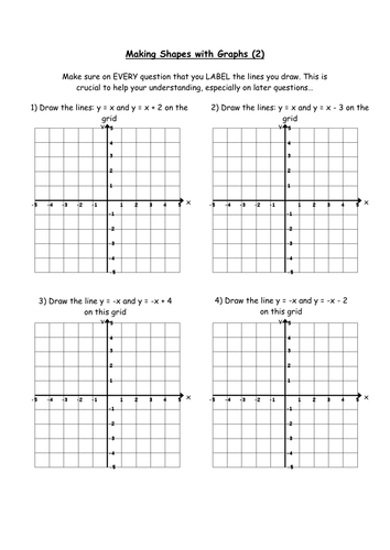 Making Shapes with Graphs | Teaching Resources