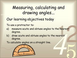 how to use a protractor teaching resources