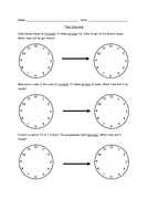 Time interval worksheets KS1 by emmaj92 | Teaching Resources