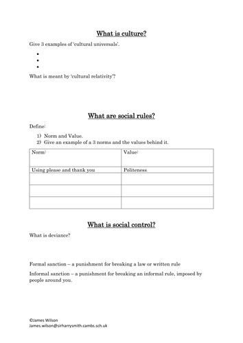 Understanding Social Processes GCSE WJEC Sociology Revision Book
