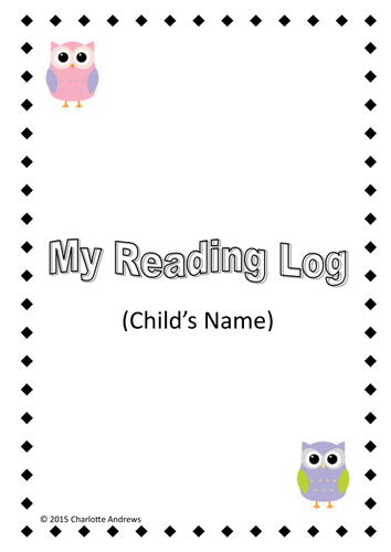 Children's Reading Log