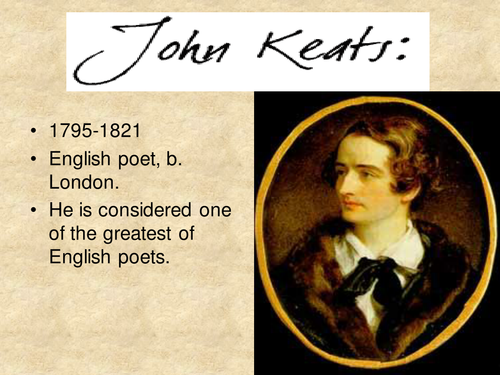 dissertation on john keats