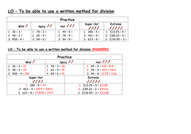 Division Practice KS2 | Teaching Resources