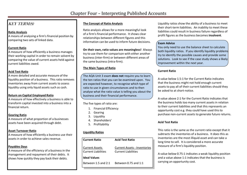 Interpreting Financial Accounts