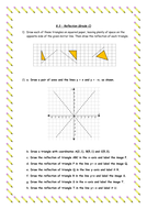 GCSE Higher Revision - 8.3. Reflection (Grade D-C). by finbutler999