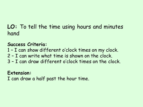 oclock and half past worksheet teaching resources