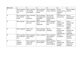 quick spag revision year 6 teaching resources