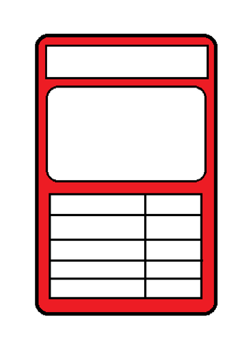 Top Trumps Card Templates Teaching Resources
