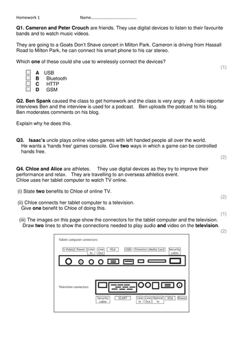 GCSE ICT Questions