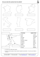 Label the UK and outline Maps by WildgooseEducation - UK Teaching