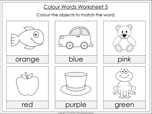 Colour Words | Teaching Resources