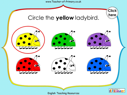 Colour Words | Teaching Resources