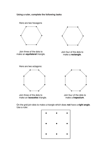 2D shapes at KS2 or revision for KS3/GCSE Foundation. Presentation ...