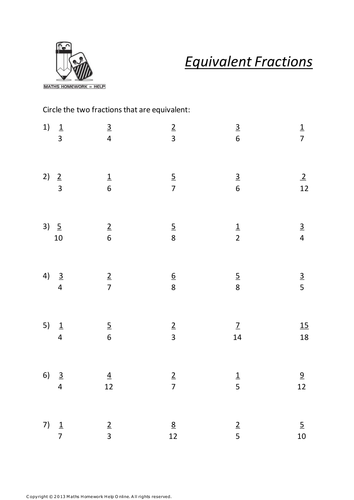 fractions worksheets teaching resources