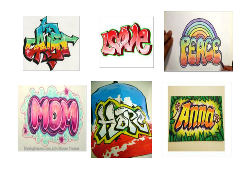 Graffiti Art Writing Teaching Resources