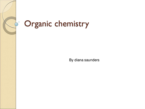 gcse organic chemistry revision