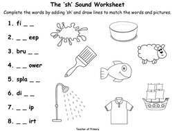 The 'sh' Sound - Animated PowerPoint presentation and worksheet ...