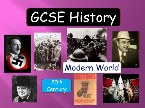 GCSE history revision modern world 