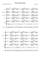 Three Little Birds Bob Marley Lead Sheet For Band And Singer Teaching Resources