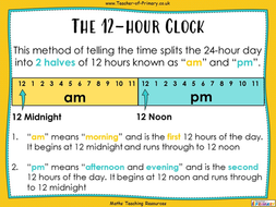 Telling the Time - Year 3 | Teaching Resources