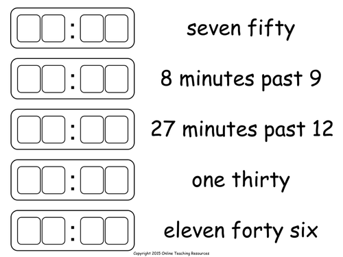 time year 4 animated powerpoint presentation and worksheets by