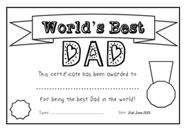 Father's Day 2015 Resources - Certificate Templates. by TeachersArchive ...