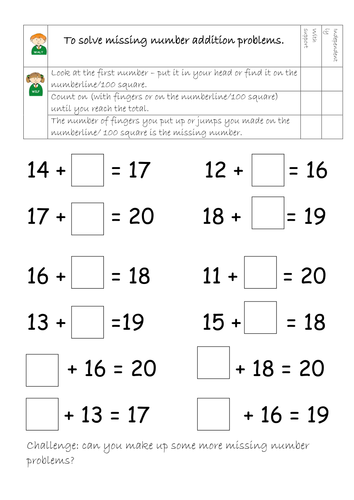 missing number calculations and subtraction as difference by cariad2