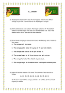 GCSE Higher Revision - 9.1. Averages (Grade D-C). | Teaching Resources