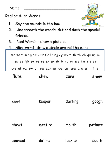 phonic worksheets teaching resources